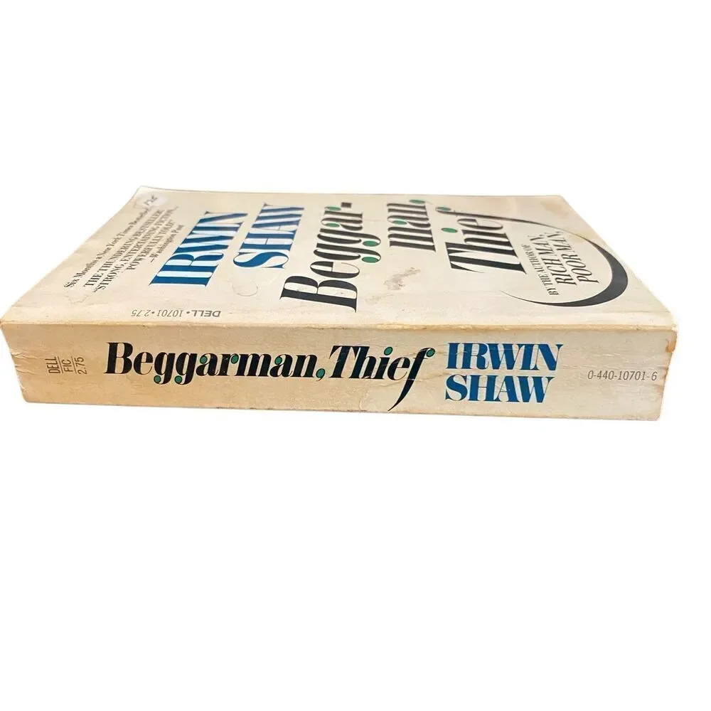 Beggarman Thief By Irvin Shaw Paperback Book Novel 1977